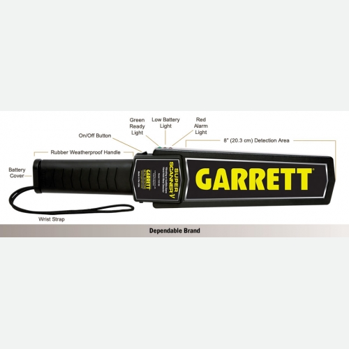 Hand-Held Metal Detectors (Super Scanner V, Super Wand, THD)