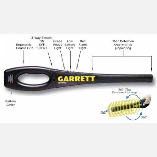 Hand-Held Metal Detectors (Super Scanner V, Super Wand, THD)